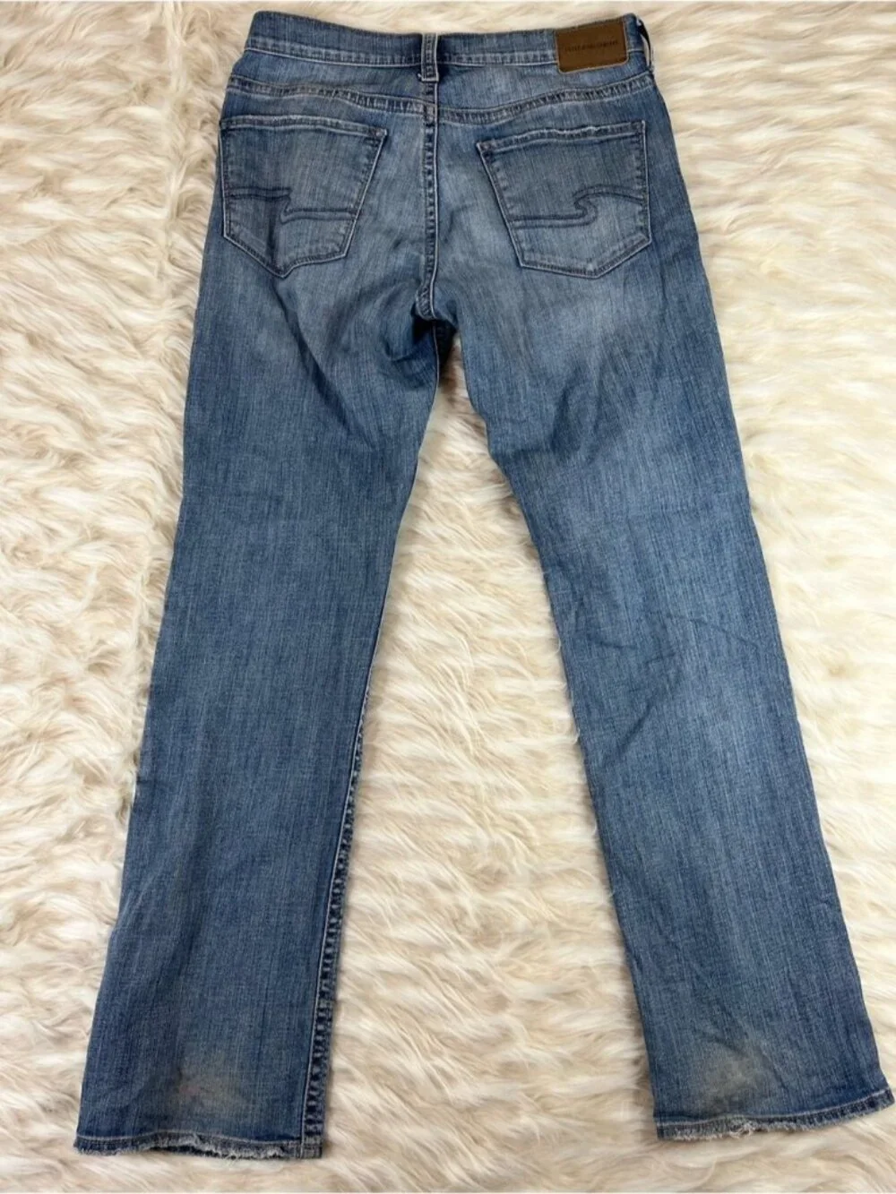 Silver Grayson Jeans Women's 34x34 Straight Leg Light Wash